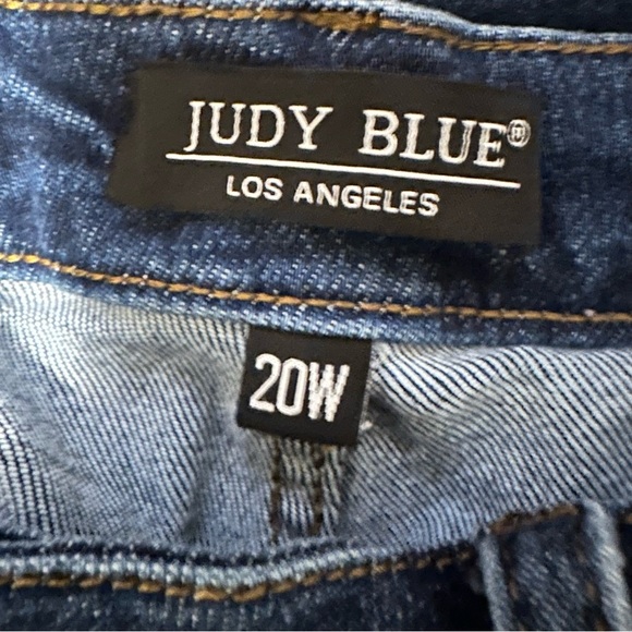 Judy Blue Classic Dark Blue Women's Straight-Leg Jeans - Picture 4 of 6